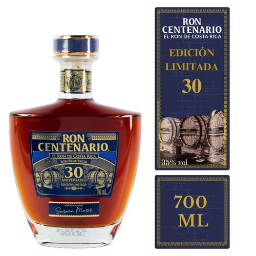 Ron Centenario Premium Edición Limitada 30 años - 700 ml