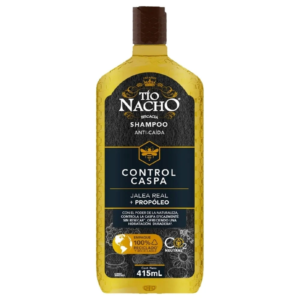 Comprar Shampoo Tío Nacho Control Caspa Jalea Real+ Propóleo- 415