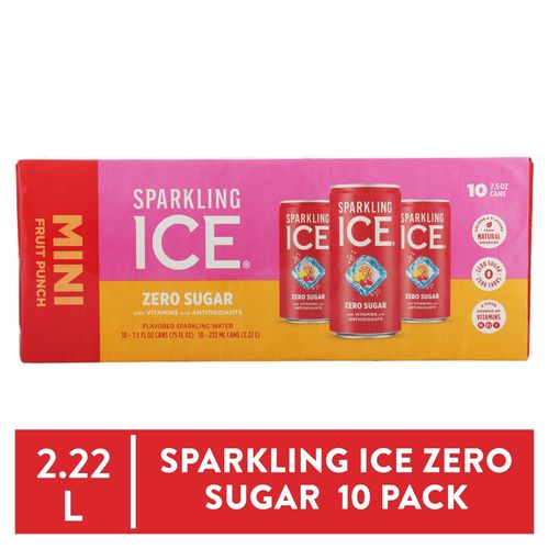 Agua Sparkling Punch Frutas 10pk2200ml