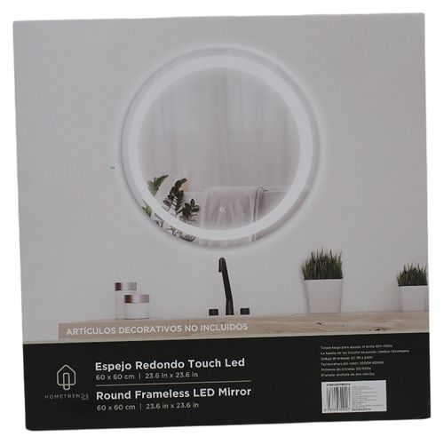 Ht Espejo Touch Led 60x60cm