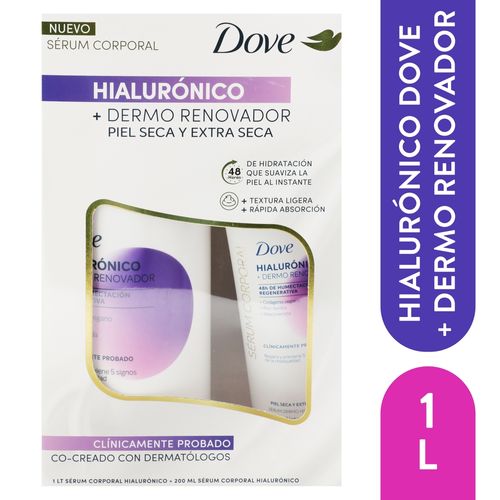 Pk Crema Dove Hiauluro Renovador 1200 Ml
