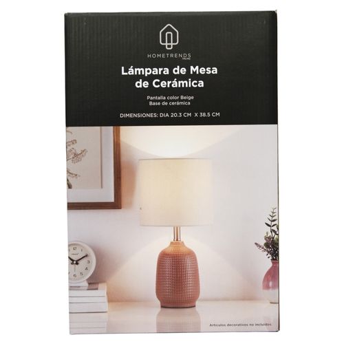 Ht Lampara Para Mesa 40cm Mocha
