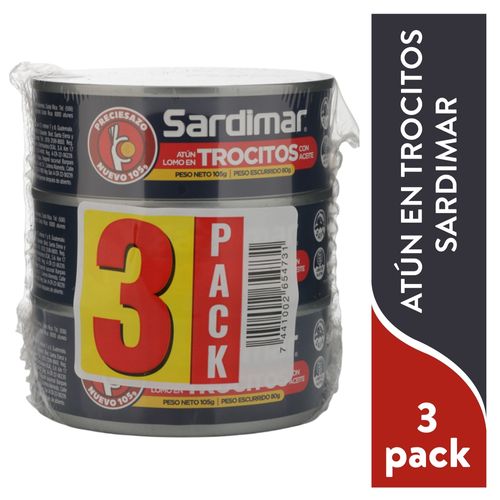 Atun Sdm 2pack Trocitos 315 Gr