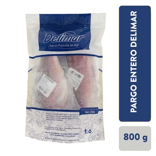 Pargo Entero Delimar 800 Gr Ea