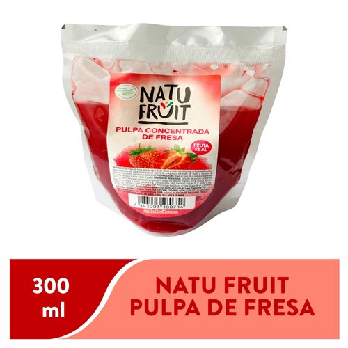 Natufruit Pulpa De Fresa 300 Ml Ea