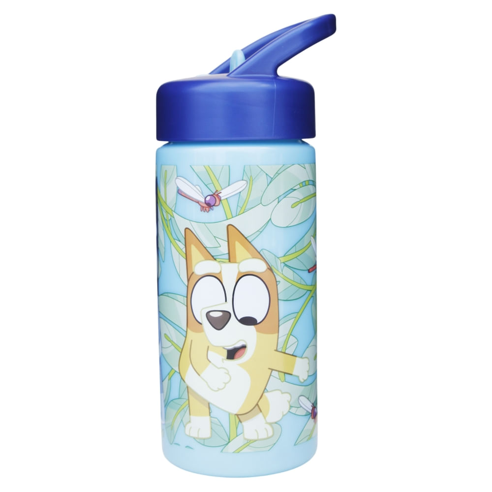 Botella Infantil Con Pajita 410 Ml - Diseño Princess Courageous Heart, Libre De BPA