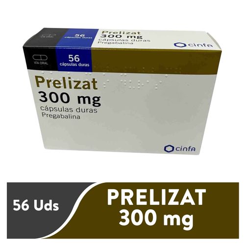 Prelizat Cap 300mg Cinfa x 56 Und Unidad
