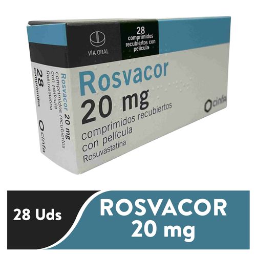 Rosvacor Tab 20mg Cinfa x 28 u Unidad
