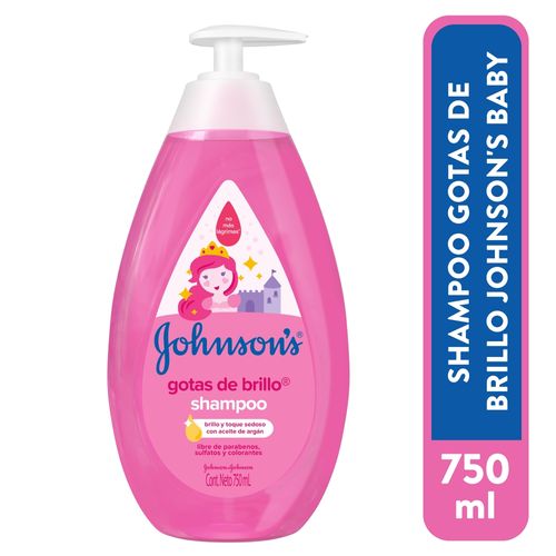 Shampoo Johnson's Infantil Gotas de Brillo -750 ml