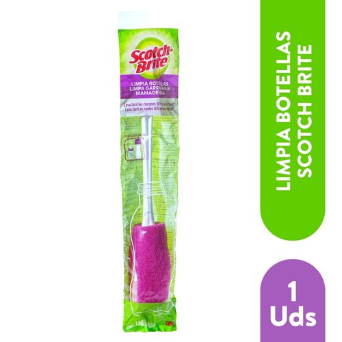 Limpiador Scotch Brite de botellas