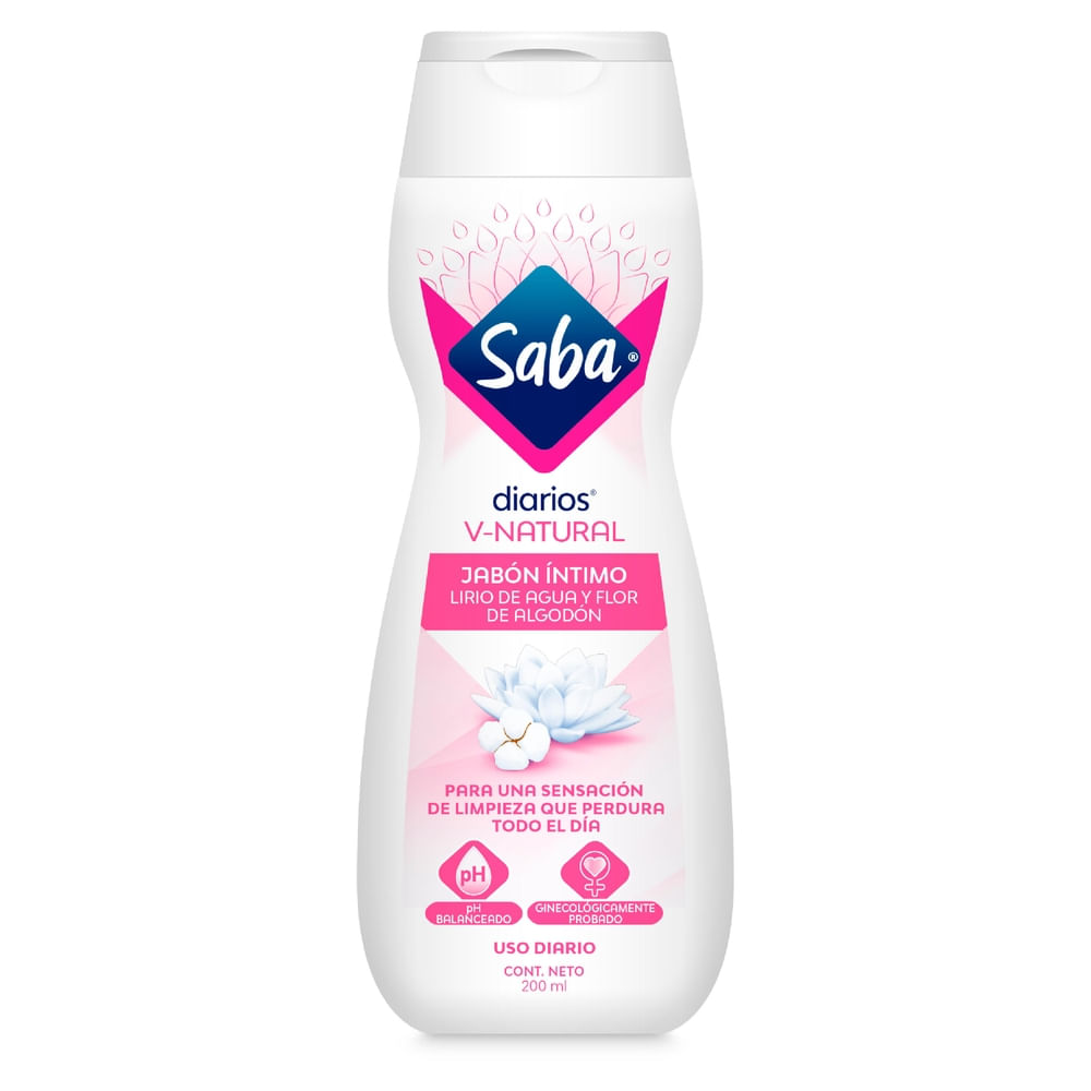 Comprar Jabón Íntimo Saba V-Natural Lirio De Agua Y Flor De