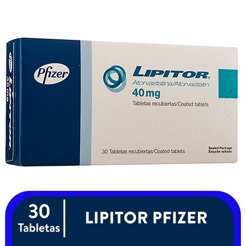 Lipitor 40 mg caja 30 comprimidos - Precio indicado por caja