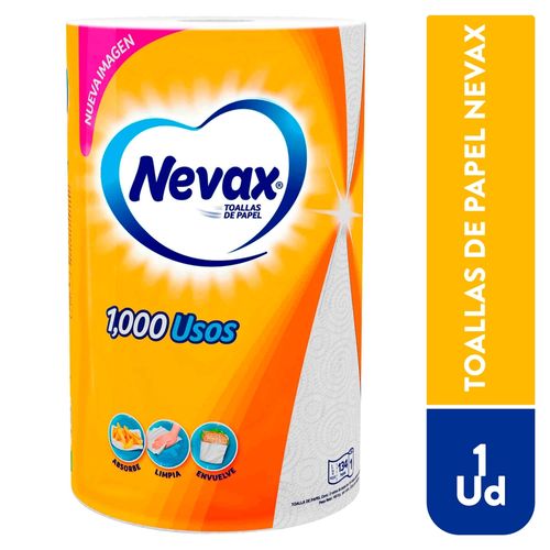 Toallas De Papel Nevax 1000 Usos - 1 Rollo