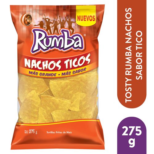 Snacks Rumba tosty nachos sabor tico - 275 g
