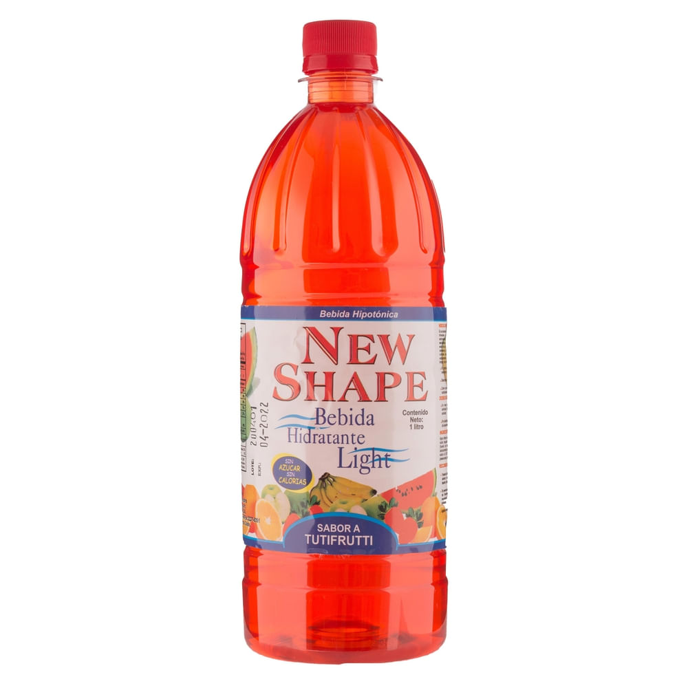 Comprar Bebida Hidratante New Shape Sabor Tuti Frutti -1000 ml