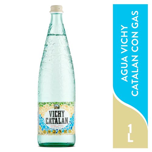 Agua Vichy Catalan con gas - 1 L