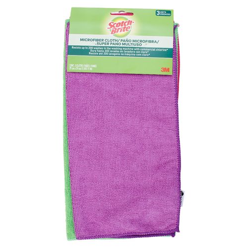 Paño Scotch-Brite microfibra - 3 Uds