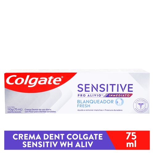 Pasta Dental Colgate Sensitive Pro-Alivio Real White 75 ml
