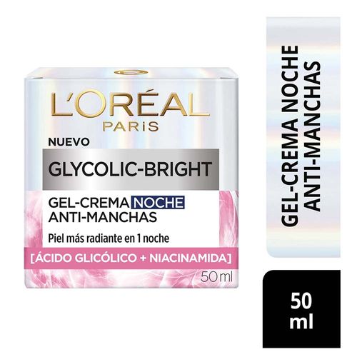 Gel Loreal crema de noche glycolico - 50 ml