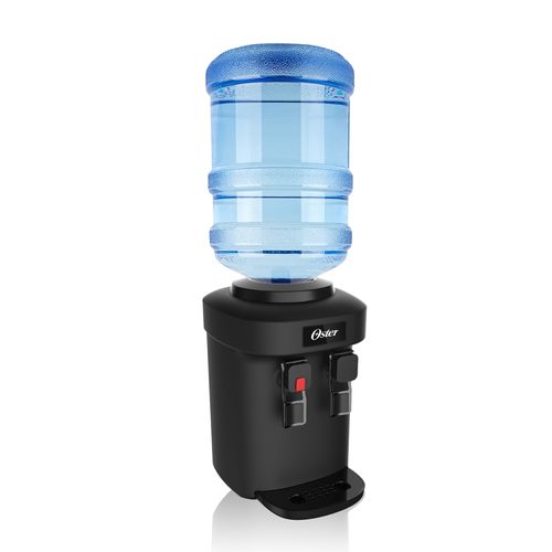 Dispensador de Agua Oster Mod OS-WD522B Color Negro De mesa, Soporta botellones de 3 - 5 galones.