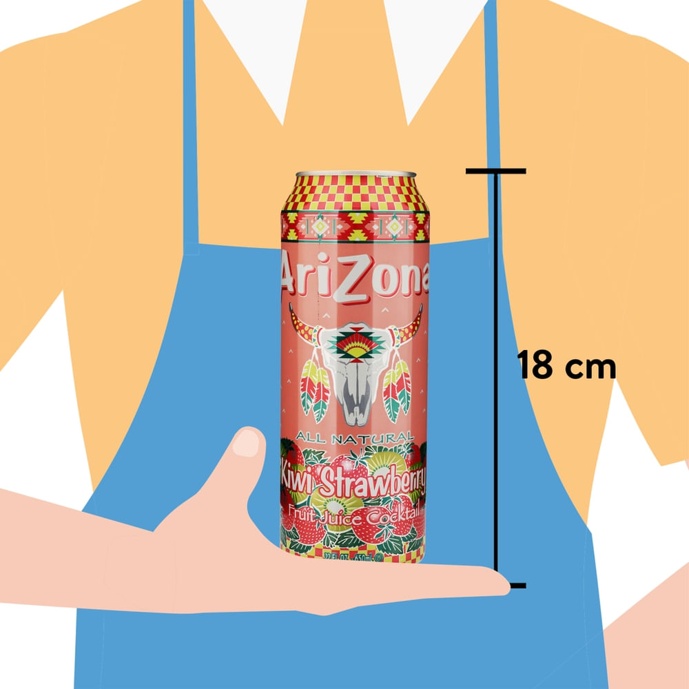 Bebida Kiwi Fresa Arizona Lt 650 Ml - Masxmenos | Costa Rica