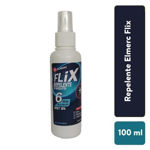 Repelente Elmerc Flix 6 Hrs Deet 100ml