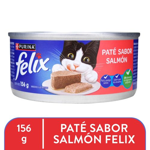 Alimento Gato Adulto Purina Felix Paté Salmón - 156 g