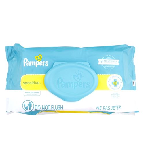 Toallitas Pampers Baby Wipes Sensitive Perfume Free - 84Uds
