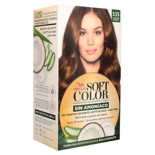 Tinte Femenino Soft Color Soft Color Kit Brown Arabica 535 125g