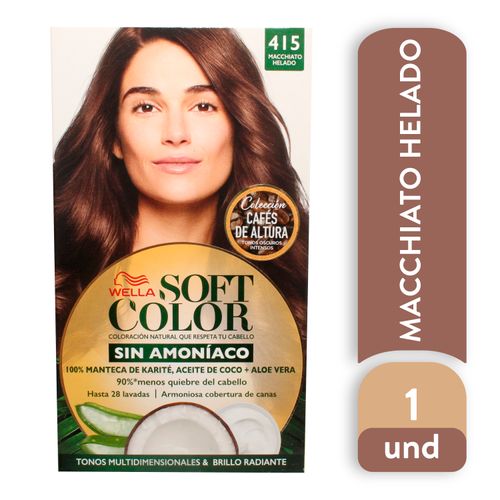 Tinte Femenino Soft Color Soft Color Kit Iced Macchiato 415 125g