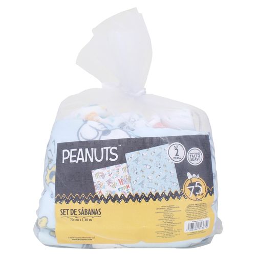 2pk Set De Sabanas Digital Snoopy