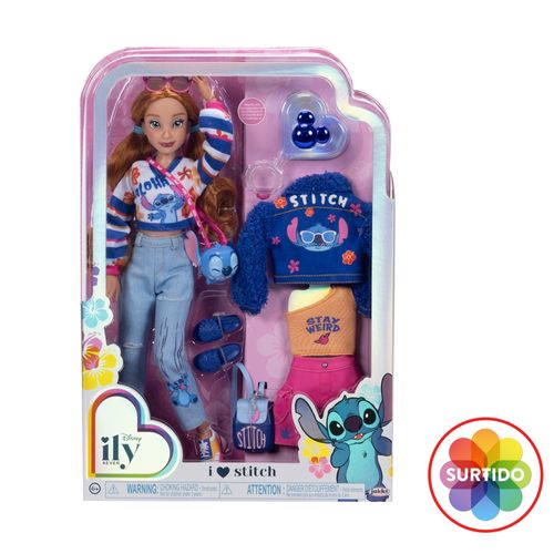 Mueñca Disney Ily Inspire by Stitch fashion doll f24 caucasian
