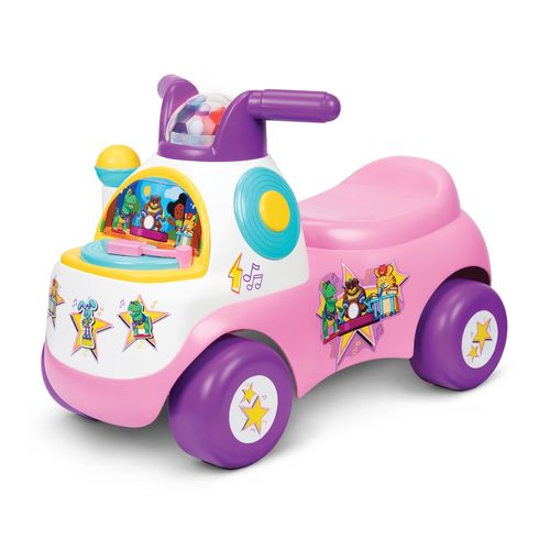 Movin groovin Fisher-Price ride rosado
