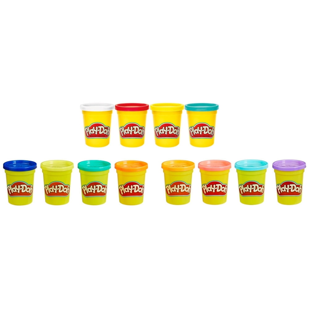 Play Doh Plus Paquete De Botecitos De Plastilina Hasbro 145.00 en