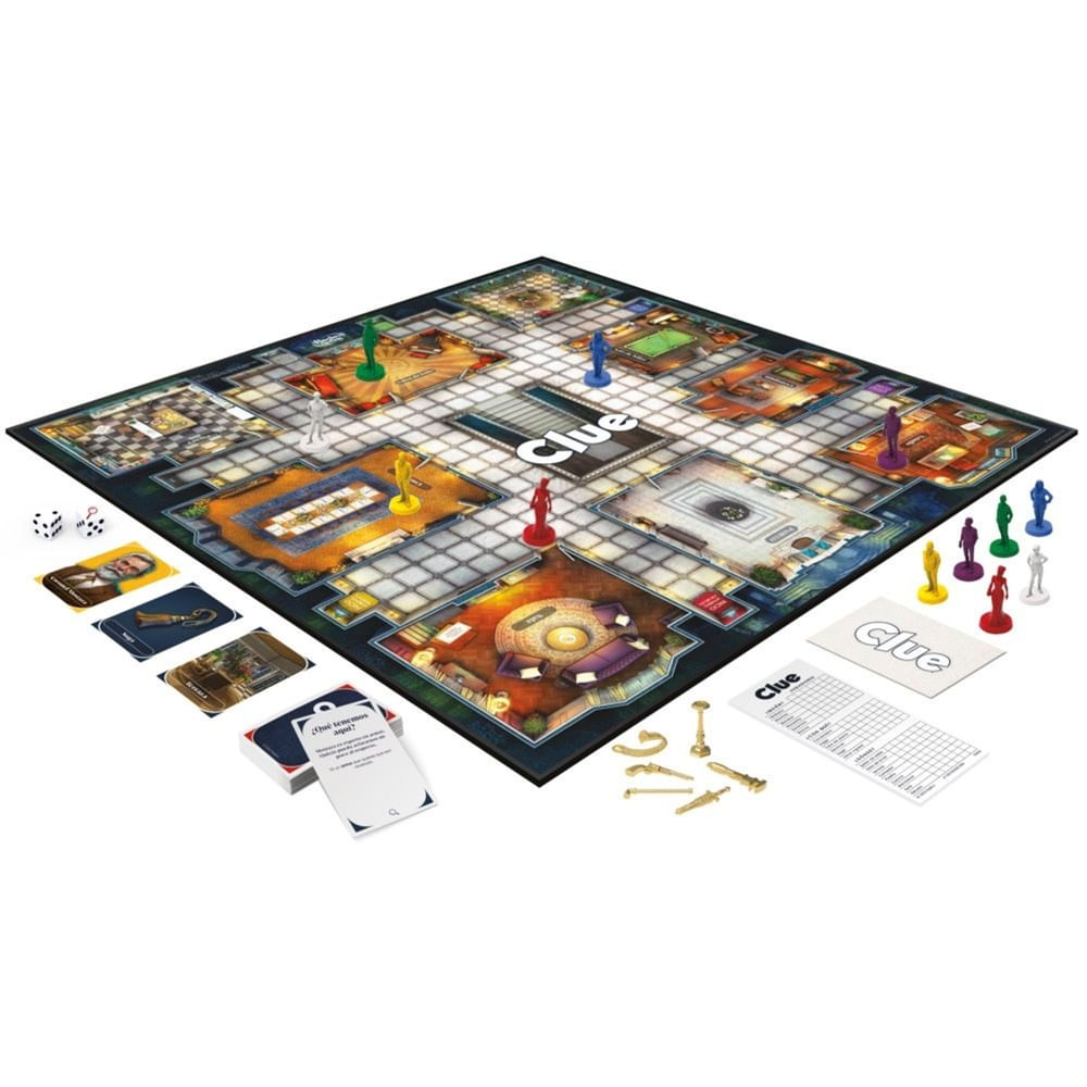 Juego De Mesa Clue En Español JUEGO DE MESA HASBRO GAMING CLUE