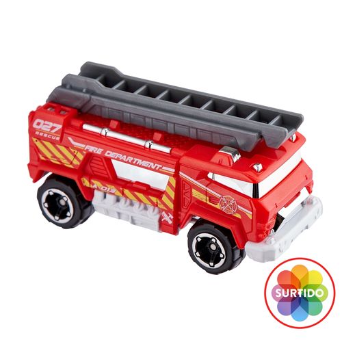 Set de juguete Metal Machine vehículos city force surtido - 5 Uds