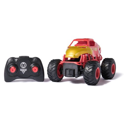 Vehículo Monster Jam Marvel Iron Man R/C 1:24