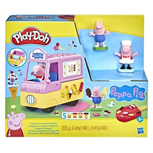 Set de plastilina Play Doh camion de helados peppa pig