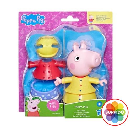 Figura Peppa Pig colección de estilos y accesorios variados surtido