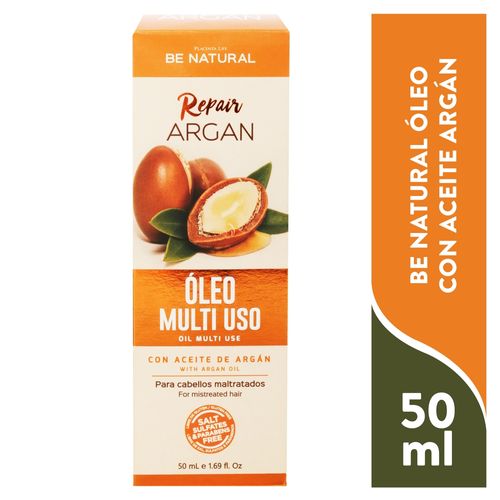 Aceite Argan Oleo Multiuso Be Natu 50 Ml