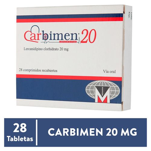 Carbimen Menarini 20 20 Mg X 28 Comprimidos