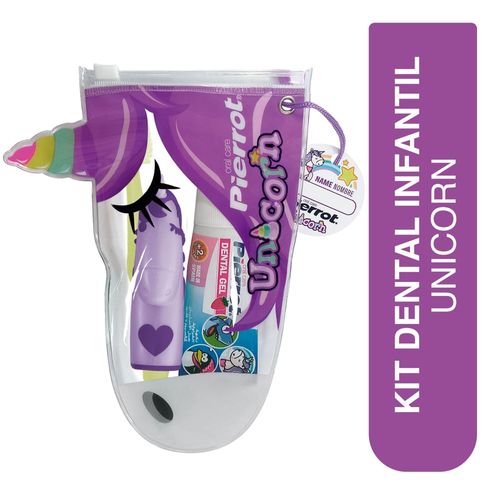 Kit Dental Pierrot infantil unicornio - 1 ud