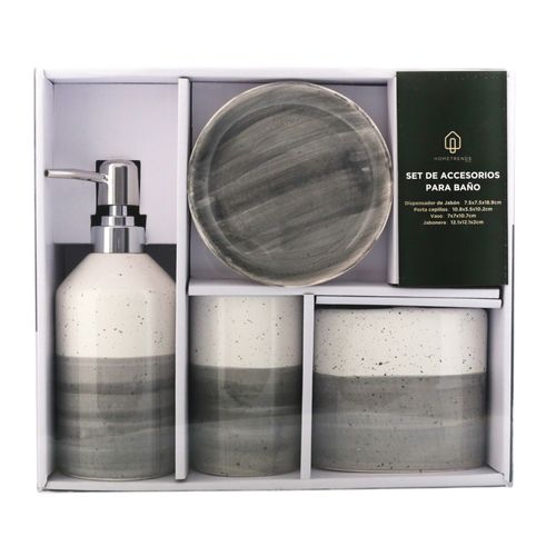 Set De Accesorios De Bano De Ceramica