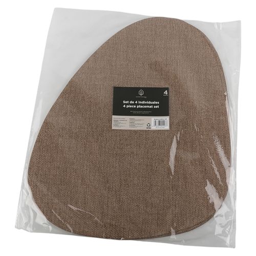 Set De Alfombras De Plastico De 4 P