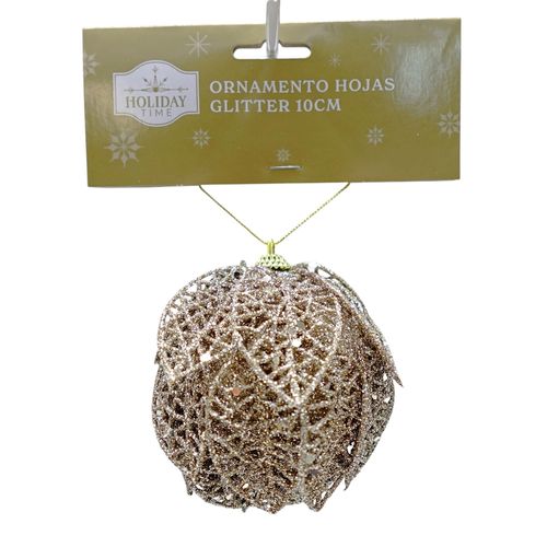 Adorno Holiday Time árbol diamante oro - 17 cm