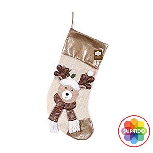 Bota Holiday Time Diseño Navideño - 52 cm