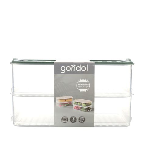 Contenedor Alimentos 2 Pza De 1.60L