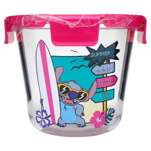 Contenedor De Vidrio Lilo Stitch 700ml