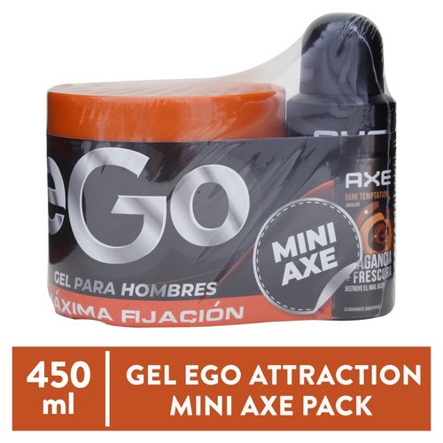 Pack Gel Ego Attraction 450ml Mini Axe
