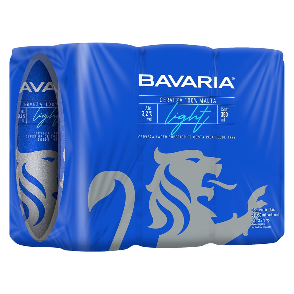 Comprar 6 Pack Cerveza Bavaria Light Sleek Lata 350ml | Walmart